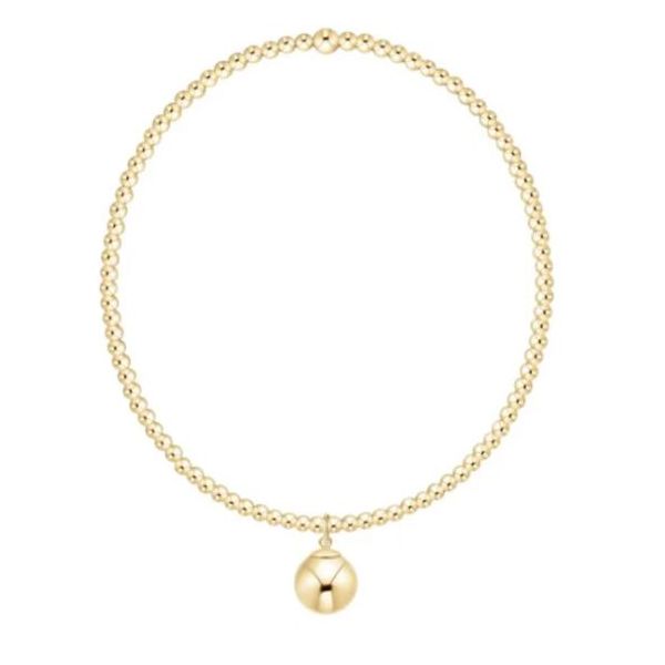 ENEWTON CLASSIC GOLD 2MM BRACELET - CLASSIC GOLD 8MM CHARM Puckett's Fine Jewelry Benton, KY