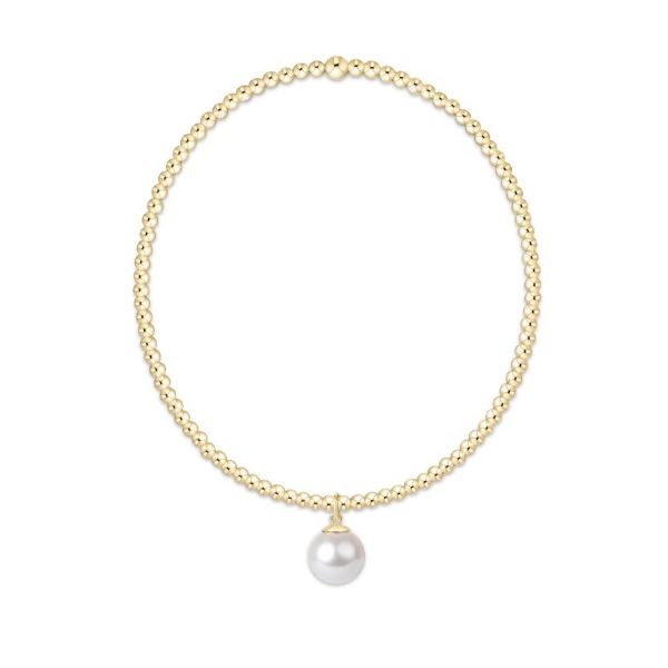 ENEWTON CLASSIC GOLD 2MM BRACELET - CLASSIC PEARL 8MM CHARM Puckett's Fine Jewelry Benton, KY