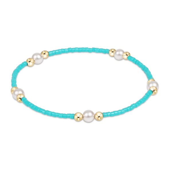 Enewton hope purpose pearl bracelet - turquoise Puckett's Fine Jewelry Benton, KY