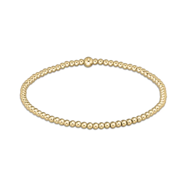 E NEWTON CLASSIC GOLD 2.5MM BEAD BRACELET Puckett's Fine Jewelry Benton, KY
