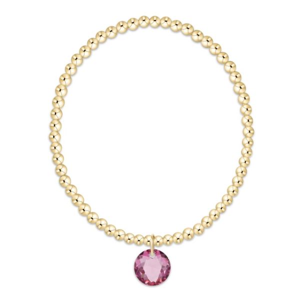 Enewton classic gold 3mm bracelet - reflection charm - October Puckett's Fine Jewelry Benton, KY