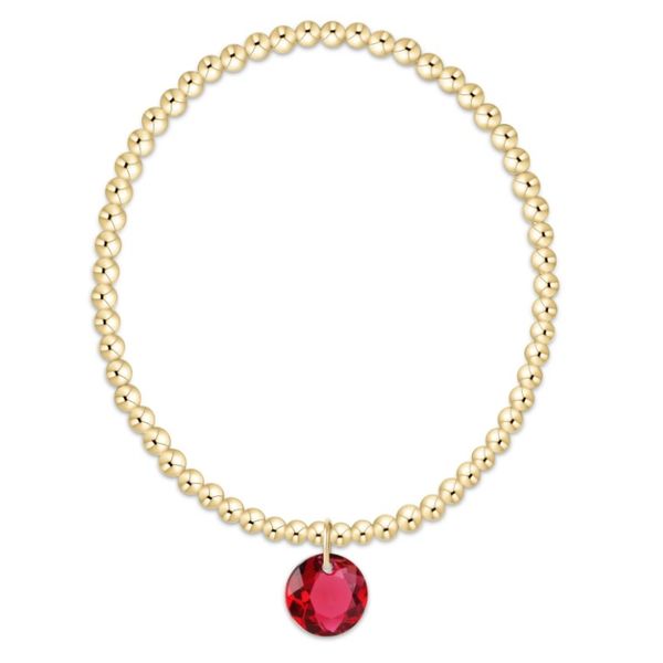 Enewton classic gold 3mm bracelet - reflection charm - July Puckett's Fine Jewelry Benton, KY