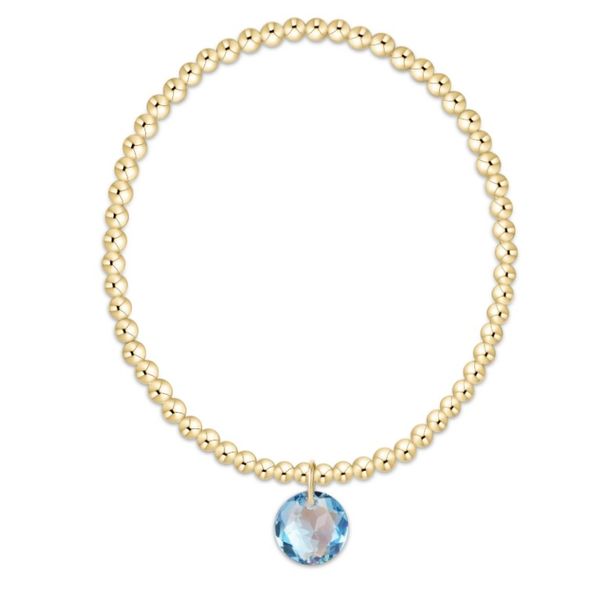 Enewton classic gold 3mm bracelet - reflection charm - March Puckett's Fine Jewelry Benton, KY
