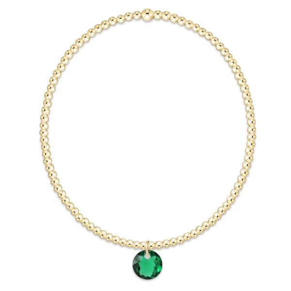 Enewton classic gold 2mm bracelet - reflection small charm - May Puckett's Fine Jewelry Benton, KY