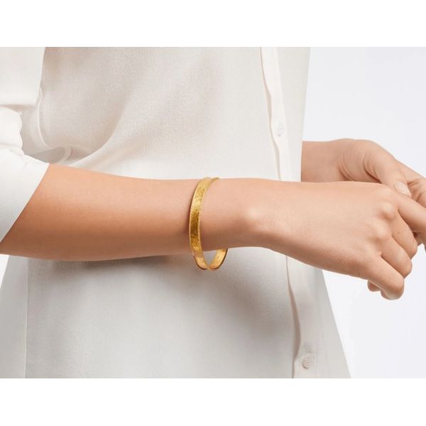 JULIE VOS SAVORY BANGLE, GOLD PLATED- MEDIUM Image 2 Puckett's Fine Jewelry Benton, KY
