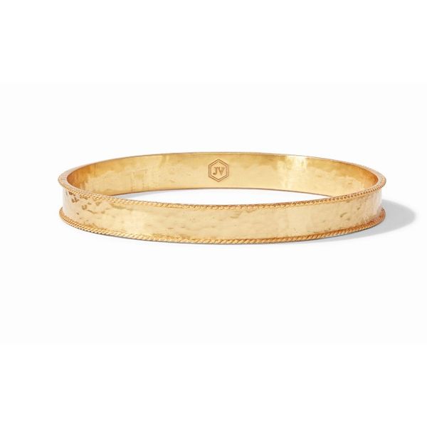 JULIE VOS SAVORY BANGLE, GOLD PLATED- MEDIUM Puckett's Fine Jewelry Benton, KY