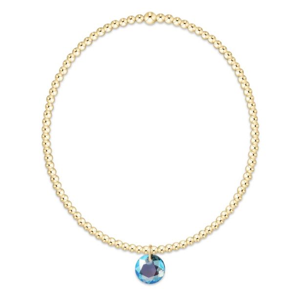 Enewton classic gold 2mm bracelet - reflection small charm - March Puckett's Fine Jewelry Benton, KY