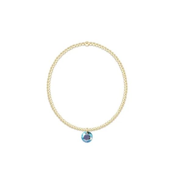 Enewton classic gold 2mm bracelet - reflection small charm - March Puckett's Fine Jewelry Benton, KY