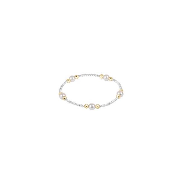 Enewton Purpose Pearl 4mm Bead Bracelet- Mixed Metal Puckett's Fine Jewelry Benton, KY