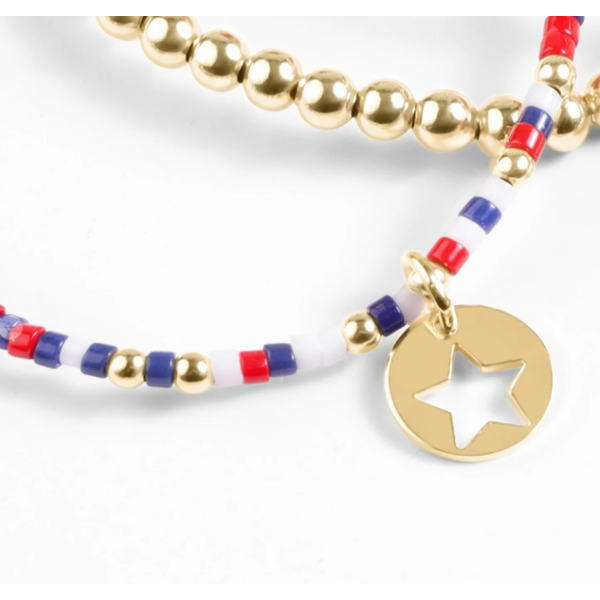 hope unwritten bracelet - firecracker - star small gold disc Image 2 Puckett's Fine Jewelry Benton, KY