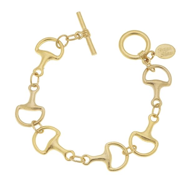 Susan Shaw Horse Bit Toggle Bracelet Image 2 Puckett's Fine Jewelry Benton, KY