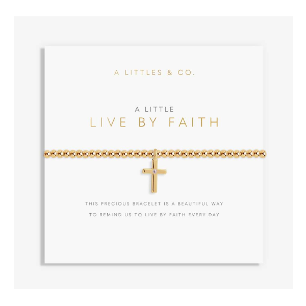 Katie Loxton A Litlle and Co A Little 'Live By Faith' Bracelet Puckett's Fine Jewelry Benton, KY