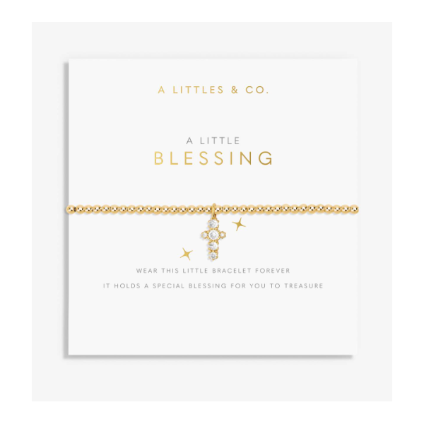 A Little Charmed Moments 'Blessing' Bracelet In Silver, Gold-Tone, and Rose Gold-Tone Plating Puckett's Fine Jewelry Benton, KY