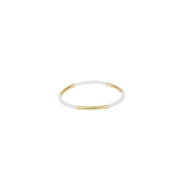 ENEWTON BLISS BAR PATTERN GOLD PEARL 3MM BRACELET Puckett's Fine Jewelry Benton, KY