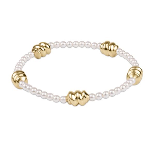 Enewton admire gold 3mm pearl bracelet Puckett's Fine Jewelry Benton, KY