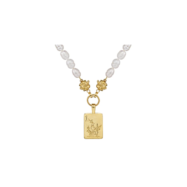 Susan Shaw Bird Bam Mahjong Pearl Necklace Puckett's Fine Jewelry Benton, KY