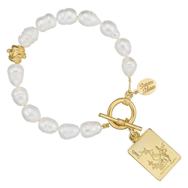 Bird Bam Mahjong Pearl Bracelet Puckett's Fine Jewelry Benton, KY
