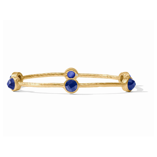Julie Vos Milano Luxe Bangle - Iridescent Sapphire Blue- Medium Puckett's Fine Jewelry Benton, KY