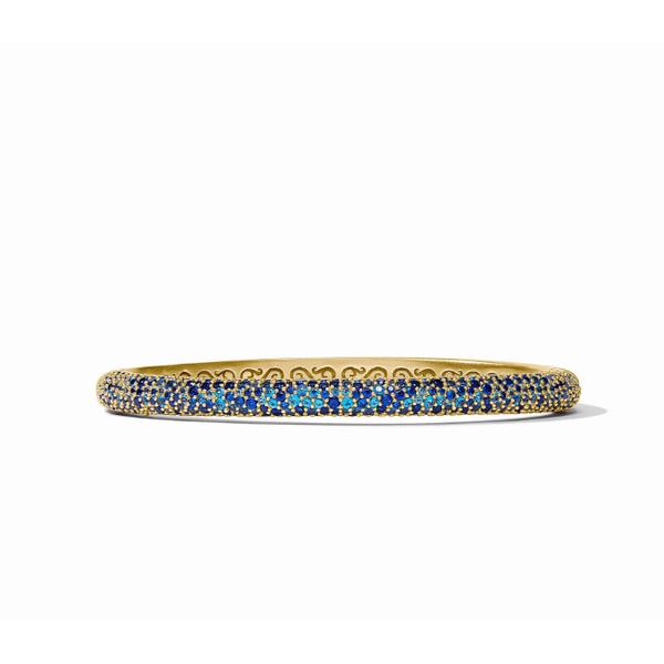 Julie Vos Hinged Bangle - Gold- Blue - One Size Puckett's Fine Jewelry Benton, KY