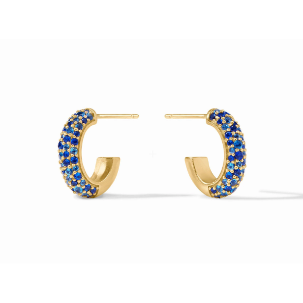 Julie Vos Stardust Hoop- blue Puckett's Fine Jewelry Benton, KY