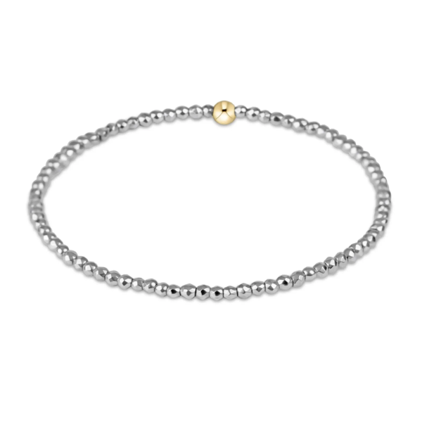 ENEWTON CLASSIC SILVER FACETED HEMATITE 2MM BRACELET Puckett's Fine Jewelry Benton, KY