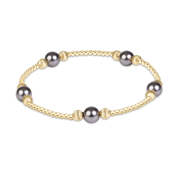 ENEWTON PURPOSE PEARL DARK GREY 6MM DIGNITY BRACELET Puckett's Fine Jewelry Benton, KY