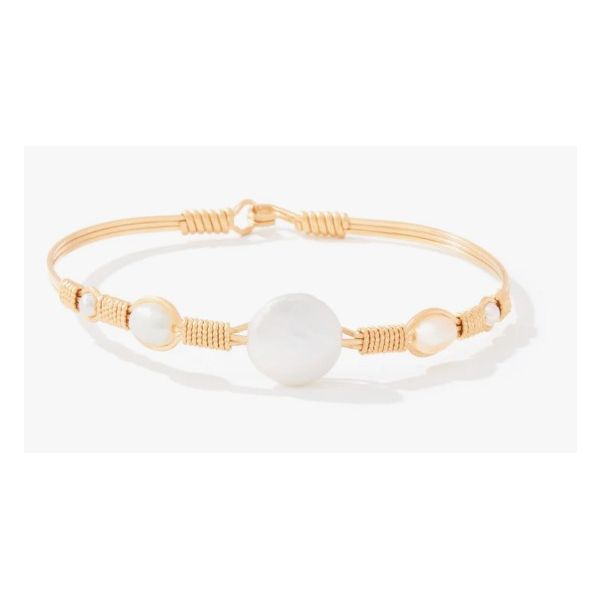 Happily Ever After Bracelet - 14K Gold Artist Wire with Pearl / 7.25" - M/L Puckett's Fine Jewelry Benton, KY