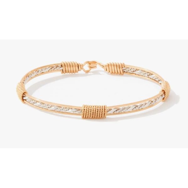 Ronaldo Wrapped In Love Bracelet, 14KY Gold Filled Artisan Wire, 7.5