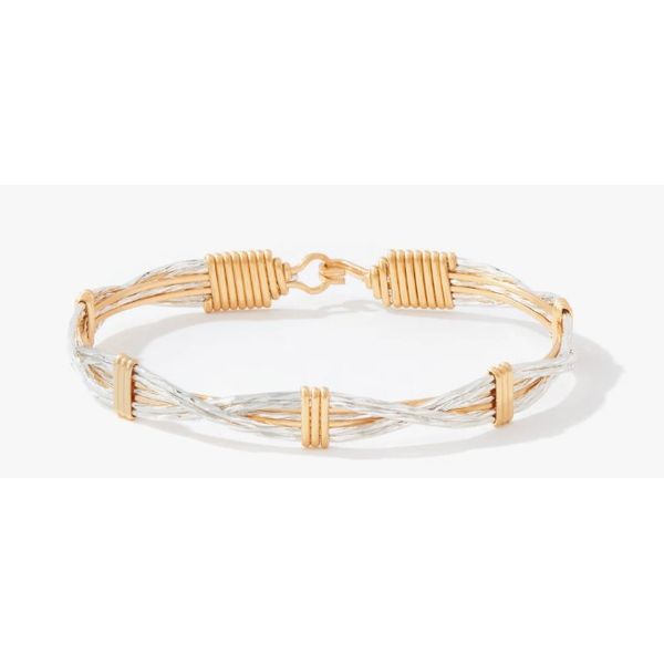 Ronaldo Sands of Time Bracelet- Tutone Silver X -7.5" Puckett's Fine Jewelry Benton, KY