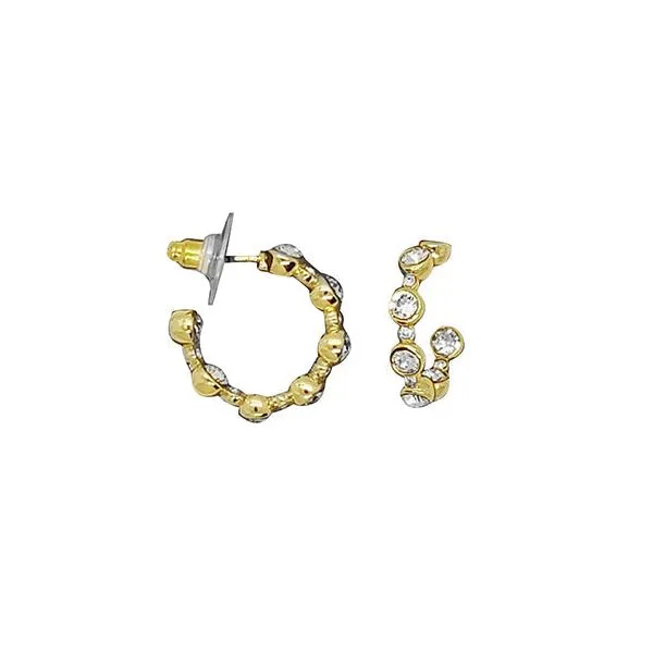 Maya J Bubble Hoop CZ Earring Puckett's Fine Jewelry Benton, KY