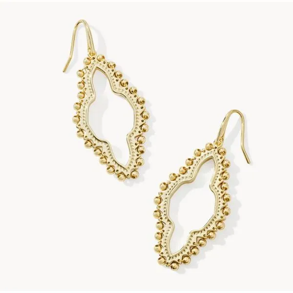 KENDRA SCOTT ABBIE BEADED OPN RFM EAR GOLD METAL Puckett's Fine Jewelry Benton, KY