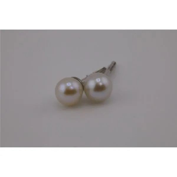 KIDDIE KRAFT STERLING PEARL EARRINGS Image 2 Puckett's Fine Jewelry Benton, KY