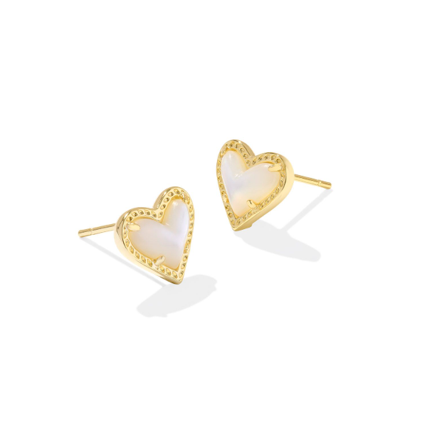 Kendra Scott Ari Heart Stud Earrings Puckett's Fine Jewelry Benton, KY