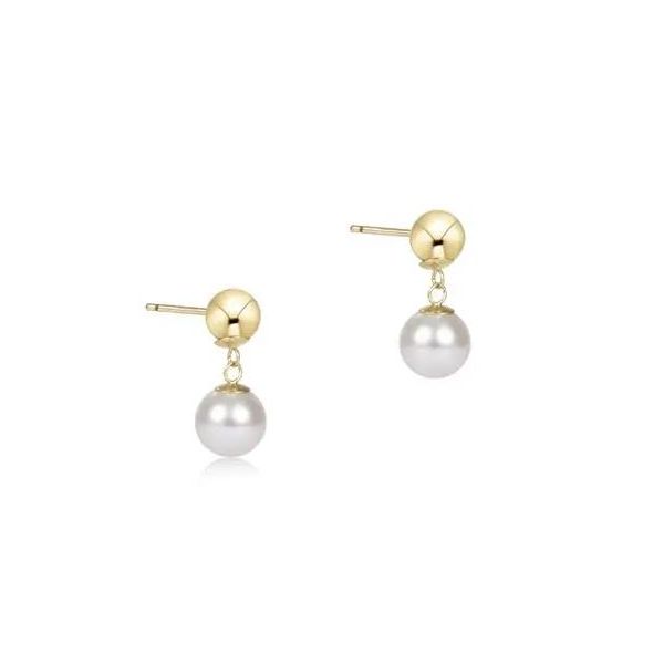 Enewton Classic 8mm Ball Drop Stud Pearl Puckett's Fine Jewelry Benton, KY