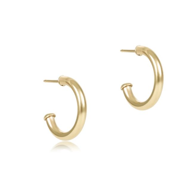 ENEWTON HOOP ROUND GOLD .5 POST HOOP, 2MM, SMOOTH Puckett's Fine Jewelry Benton, KY