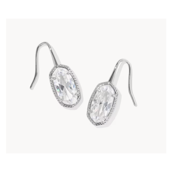 Kendra Scott Lee Luxe silver Drop Earrings Puckett's Fine Jewelry Benton, KY