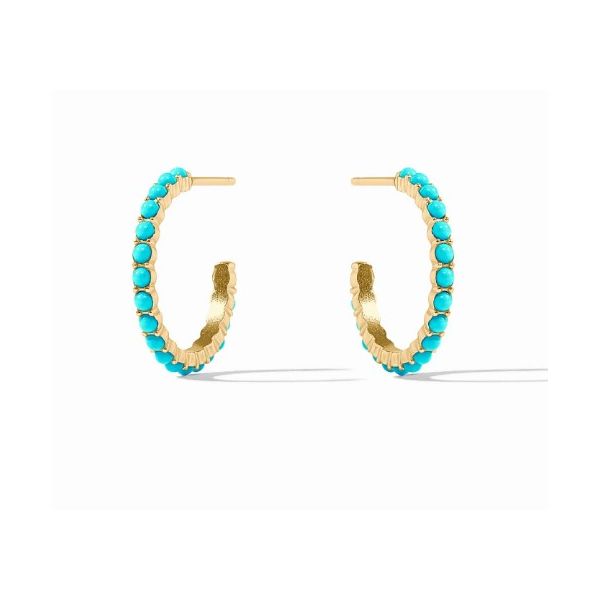 Julie Vos Juliet Hoop - Turquoise Blue - S Puckett's Fine Jewelry Benton, KY