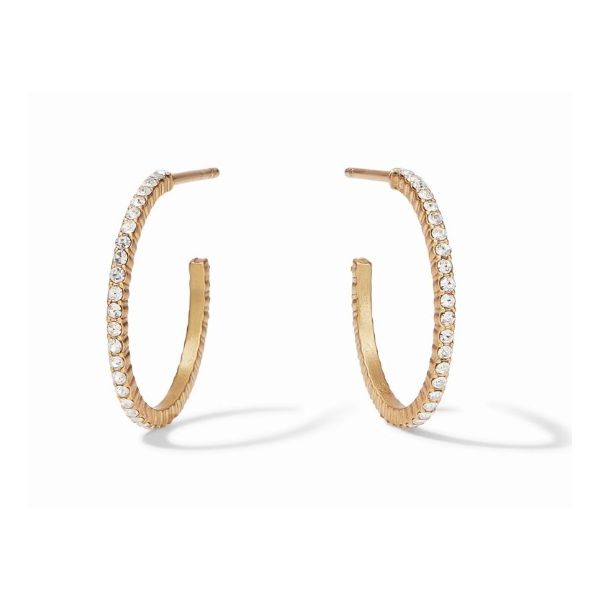 Julie Vos Windsor Hoop - Cubic Zirconia - M Puckett's Fine Jewelry Benton, KY