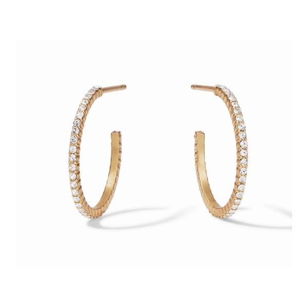 Julie Vos Windsor Hoop - Cubic Zirconia - S Puckett's Fine Jewelry Benton, KY