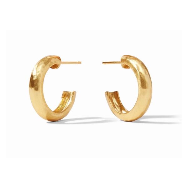 Julie Vos Havana Hoop - Gold Plated - Medium Puckett's Fine Jewelry Benton, KY