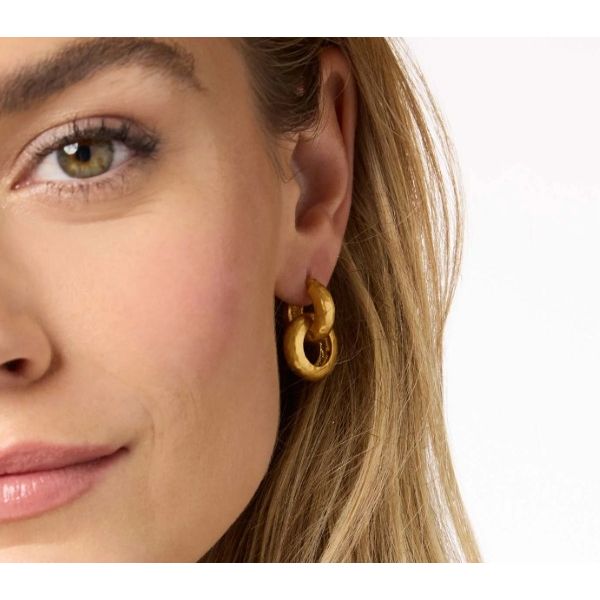 Julie Vos Gold Plated Catalina 2-in-1 Earrings Image 2 Puckett's Fine Jewelry Benton, KY