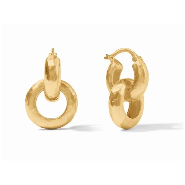 Julie Vos Gold Plated Catalina 2-in-1 Earrings Puckett's Fine Jewelry Benton, KY