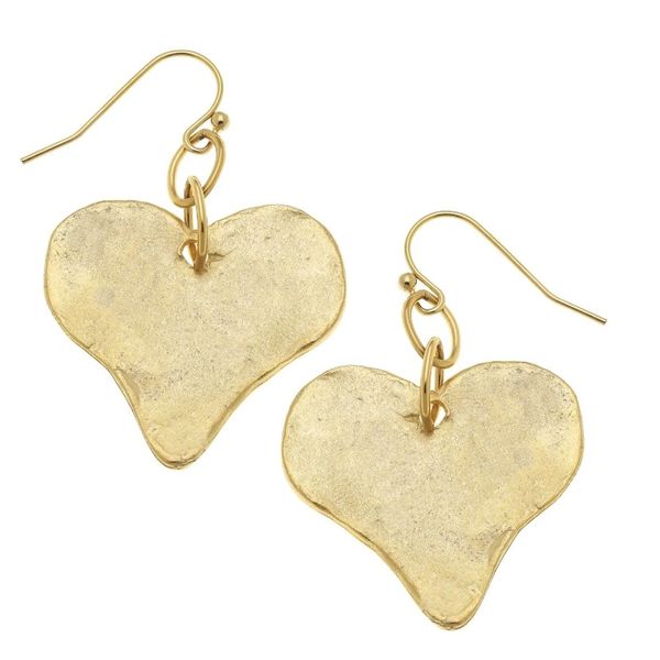 Susan Shaw Handcast Heart Earrings Puckett's Fine Jewelry Benton, KY
