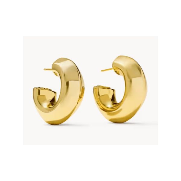 Embry Gold Hoop Earrings Puckett's Fine Jewelry Benton, KY
