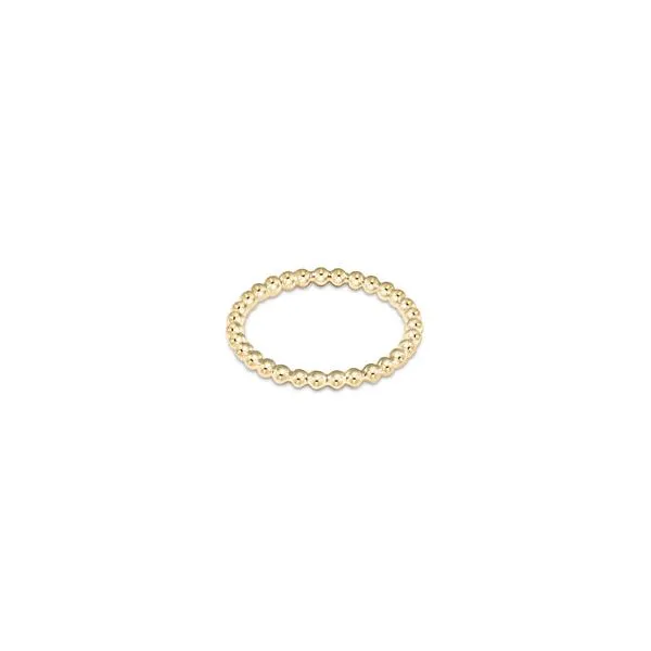 E NEWTON CLASSIC GOLD 2MM BEAD RING - SIZE 8 Puckett's Fine Jewelry Benton, KY