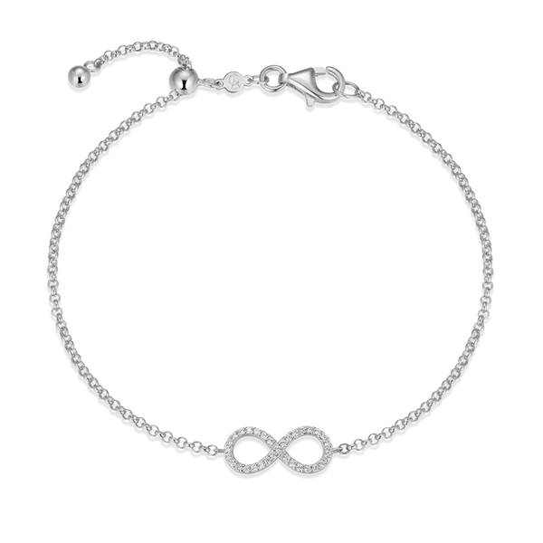 Monte Luna Infinity Bolo Bracelet in Rhodium Plated Sterling Silver Puckett's Fine Jewelry Benton, KY