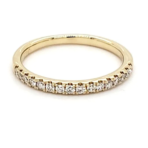 14K Yellow Gold Prong Set Diamond Band Quality Gem LLC Bethel, CT