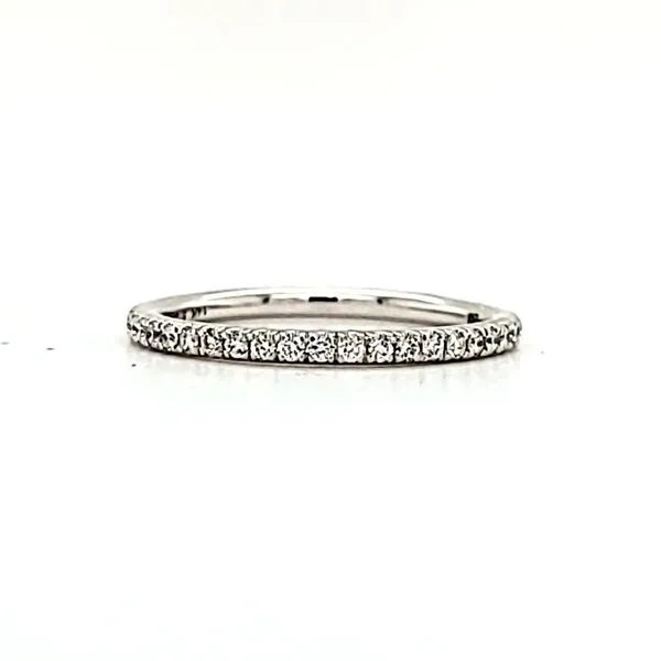 14K White Gold Diamond Band Quality Gem LLC Bethel, CT