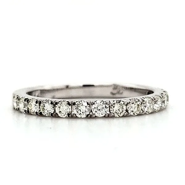 14K White Gold 1/2 Carat Diamond Wedding Band Quality Gem LLC Bethel, CT