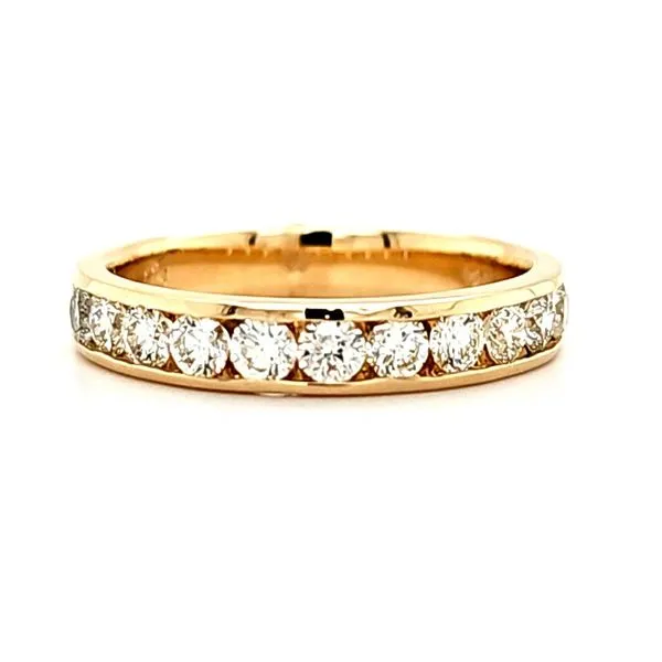 14K Yellow Gold Channel Set Wedding Band Quality Gem LLC Bethel, CT